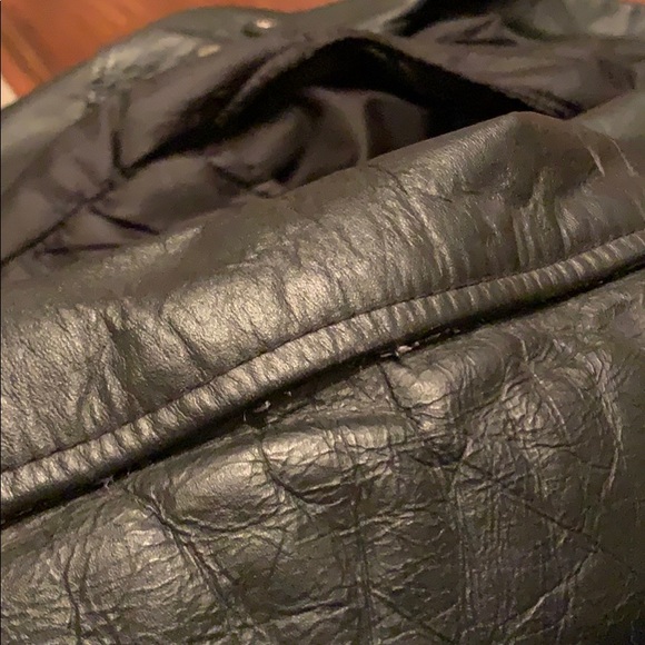 Men’s leather biker jacket - Picture 6 of 8